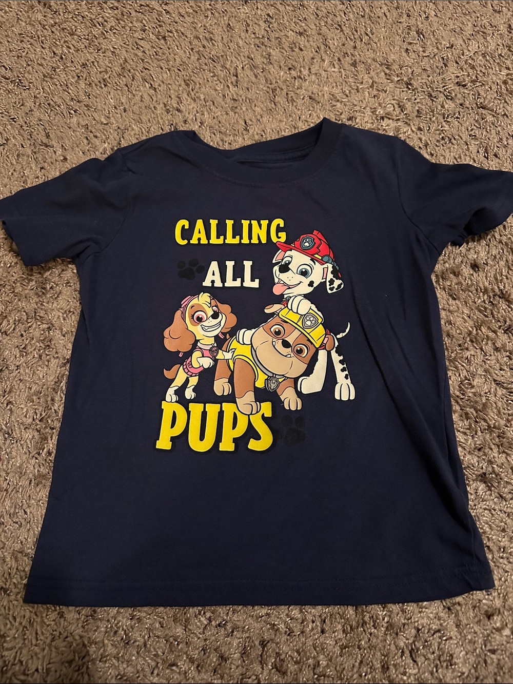 Boys Paw Patrol Navy 'Calling All Pups' Graphic Tee